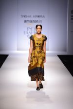 Model walk the ramp for Sneha Arora on day 4 of Amazon India Fashion Week on 28th March 2015
